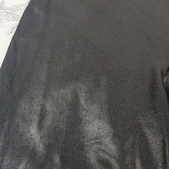 SPANX Size XL Faux Leather Looks Leggings In Black - Picture 2 of 8